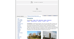 Desktop Screenshot of claregalway.galway-ireland.ie