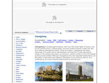 Tablet Screenshot of claregalway.galway-ireland.ie