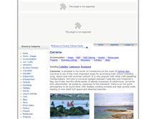 Tablet Screenshot of carraroe.galway-ireland.ie